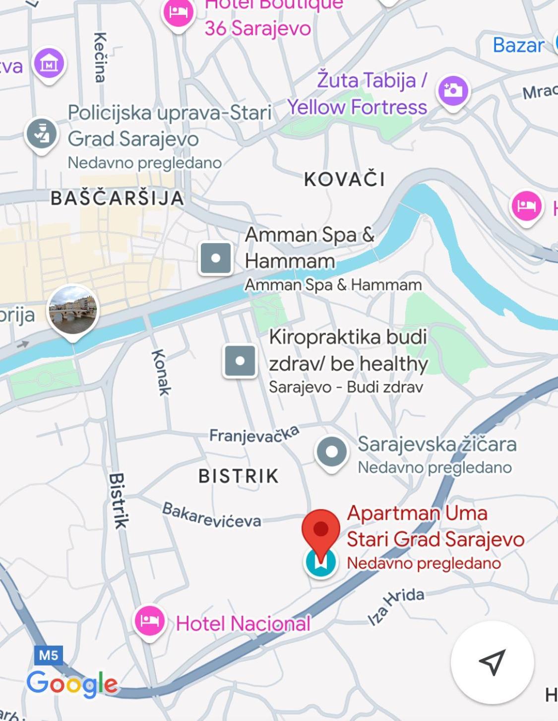 Apartman Uma Sarajewo Zewnętrze zdjęcie